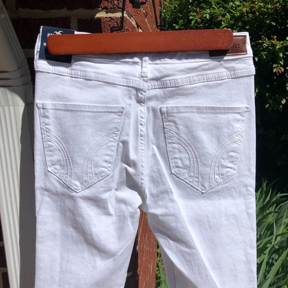 Hollister Classic Stretch High-Rise Super Skinny white jeans - Picture 6 of 10